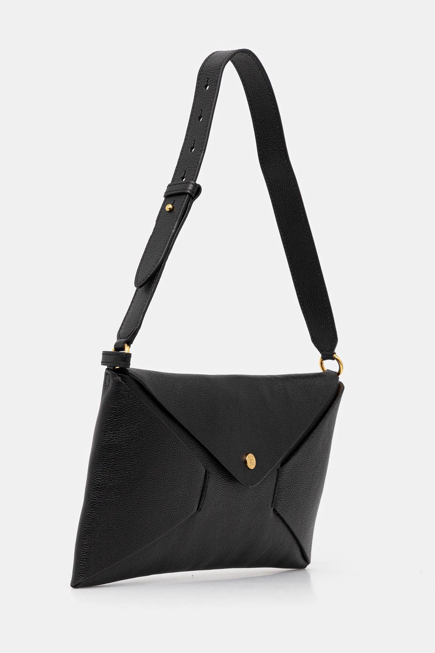 Кожаная сумочка Pollini цвет чёрный PC4413PP0N QC0