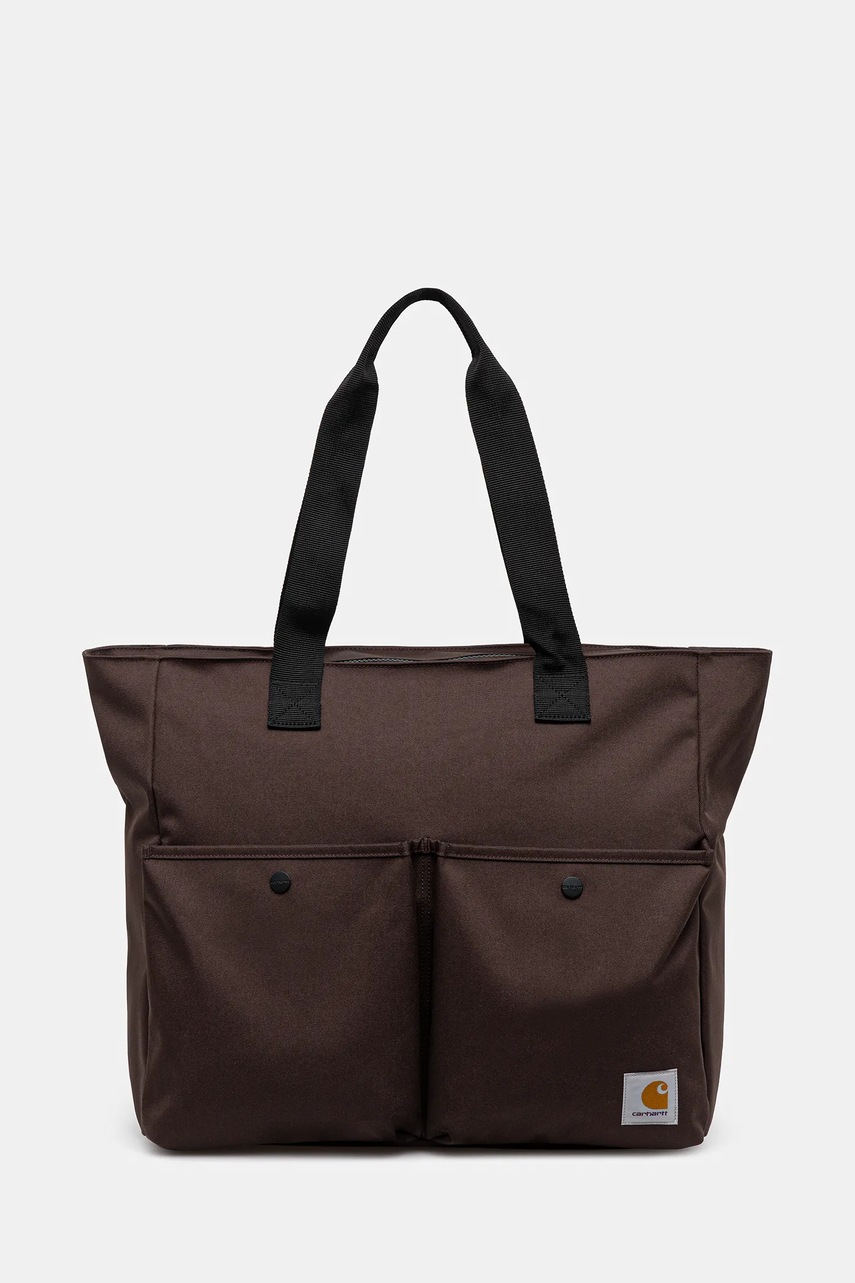 Kabelka Carhartt WIP Jake Tote Bag hnědá barva, I035346.33HXX