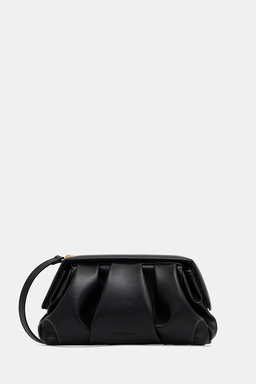 Themoire poșetă culoarea negru, TMCOAFN1