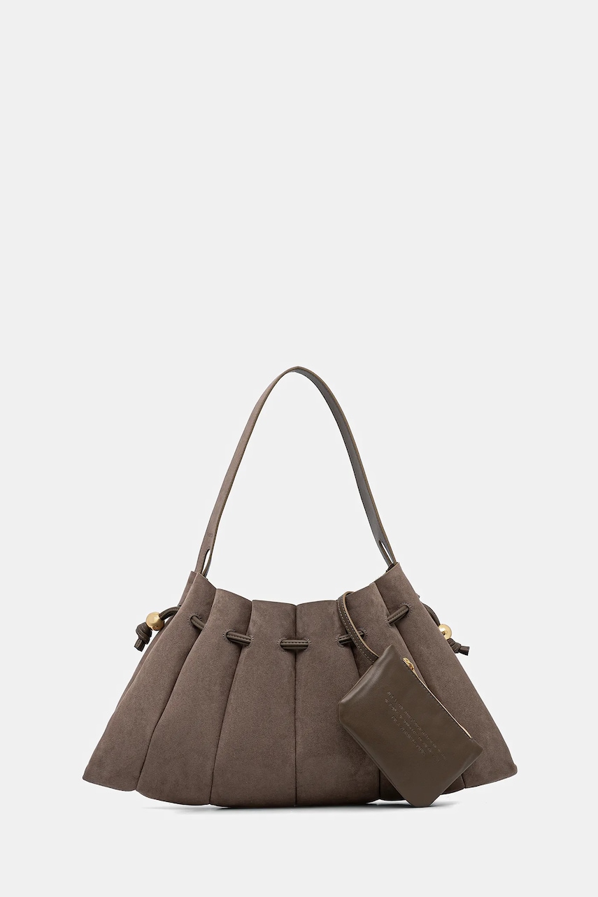 Themoire poșetă culoarea maro, TMFW25CLPSUE58