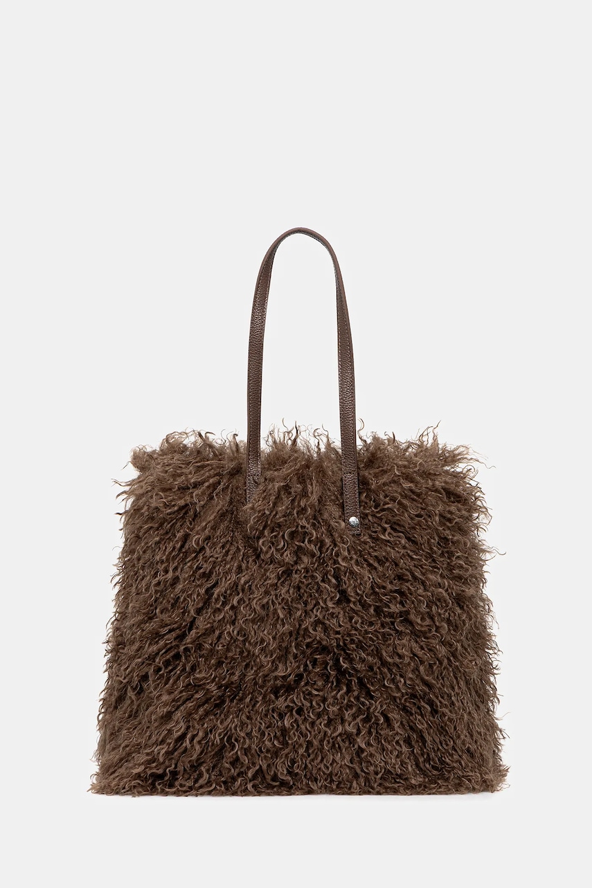 United Colors of Benetton geantă culoarea maro, 62P0DY08R