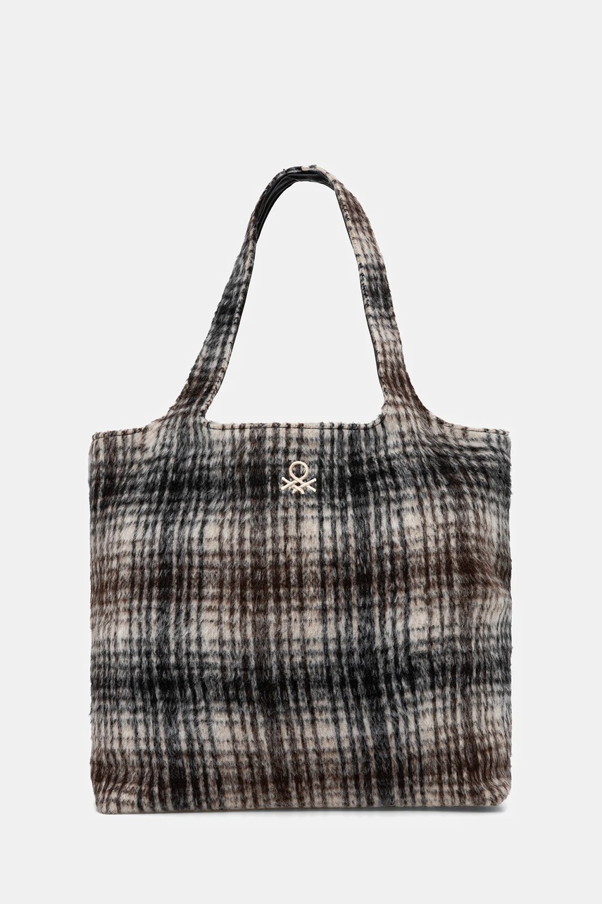 United Colors of Benetton poșetă cu două fețe culoarea negru, 6I4BDY08N