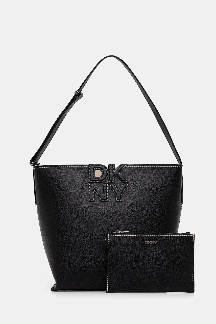 Dkny poșetă NICOLE culoarea negru, R52JAK49 - 0 | YEO