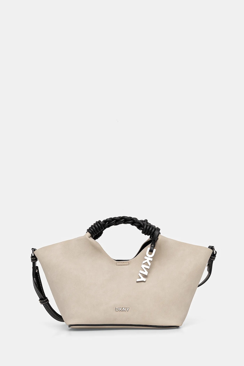 Dkny poșetă PAULA culoarea bej, R53AMM60