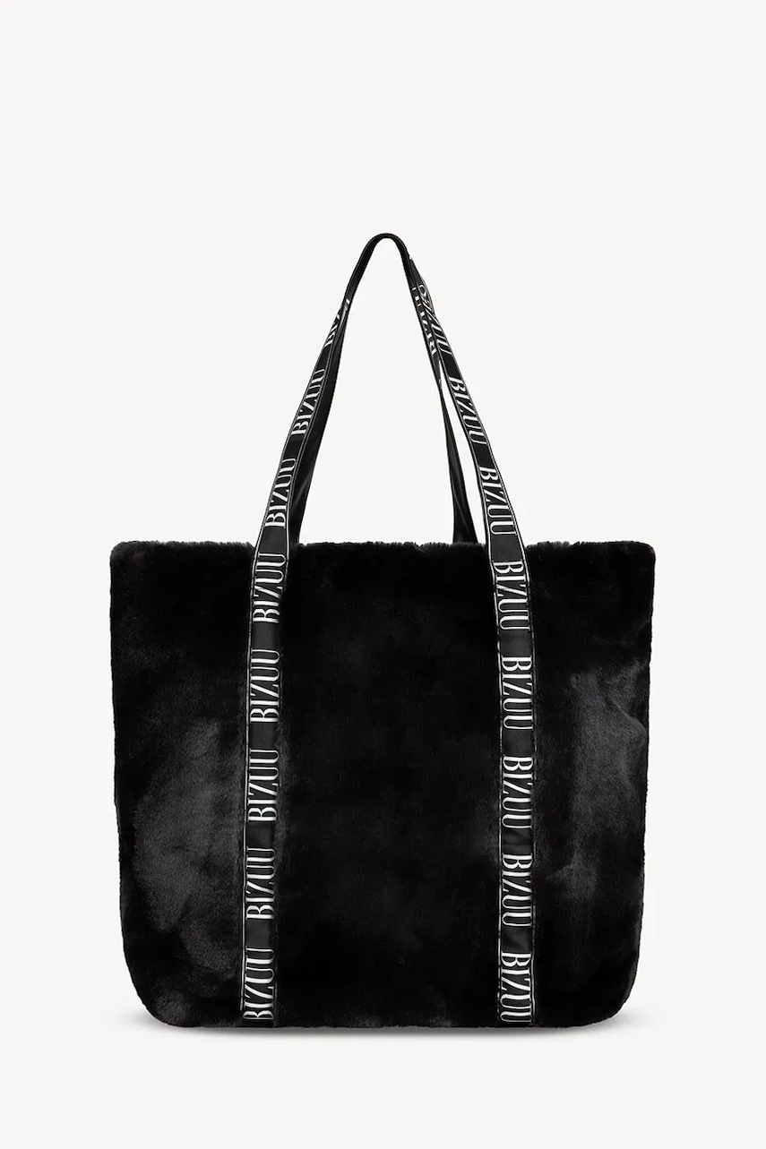 Bizuu poșetă FUZZY culoarea negru, FUZZY CZARNY