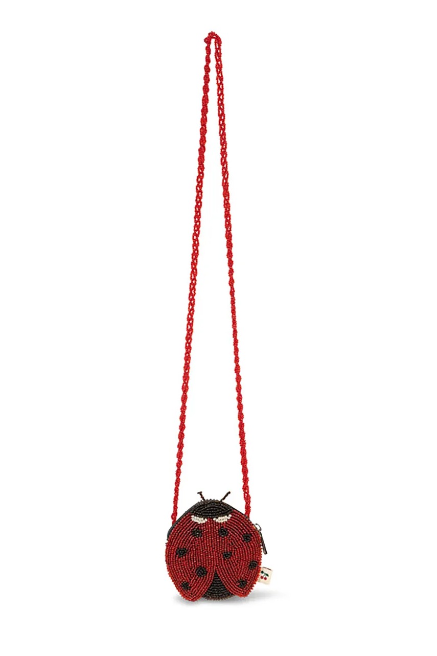 Детская сумочка Konges Sløjd LADYBUG BEADED BAG цвет красный KS103853