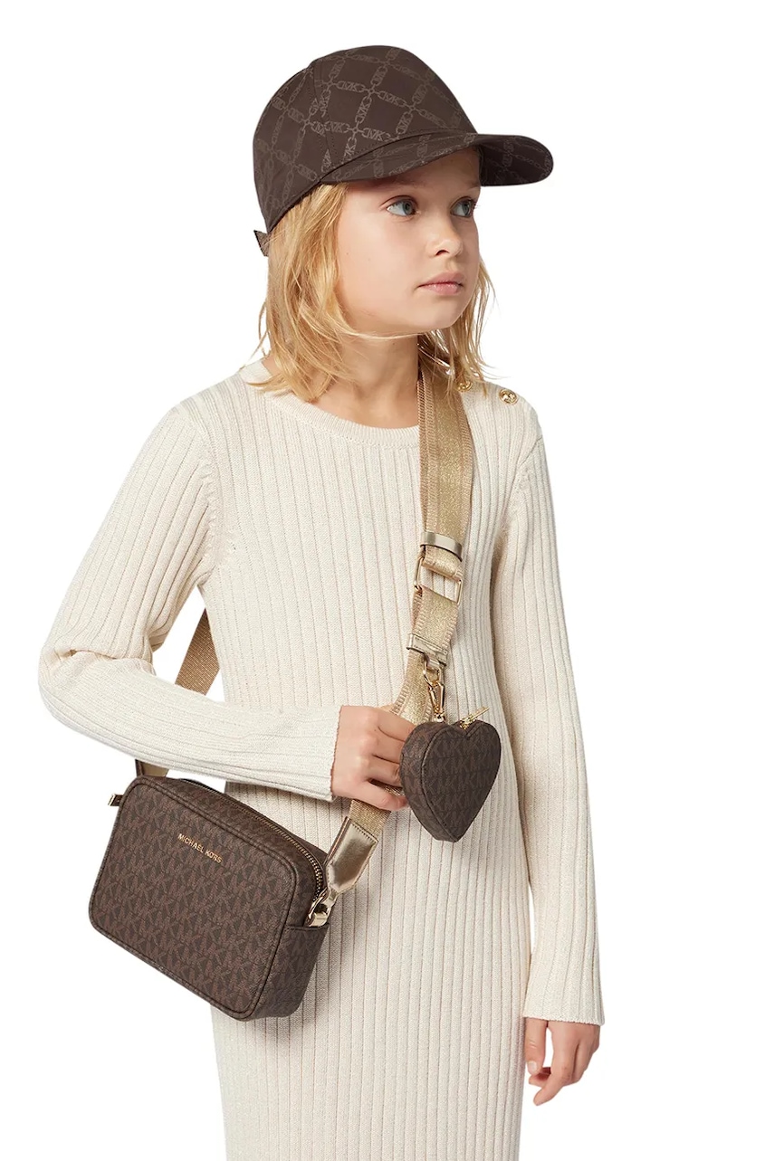 Michael Kors poșetă fete culoarea maro, R30522
