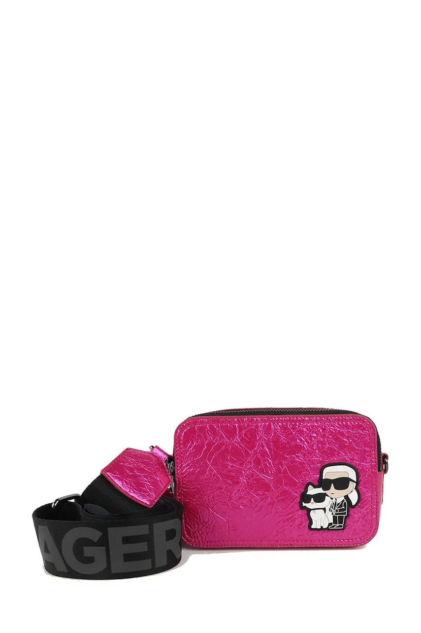 Karl Lagerfeld poșetă fete culoarea roz, Z31019