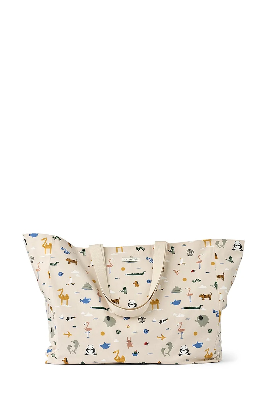 Liewood geantă de bumbac Maxi Totebag culoarea bej, LW14739