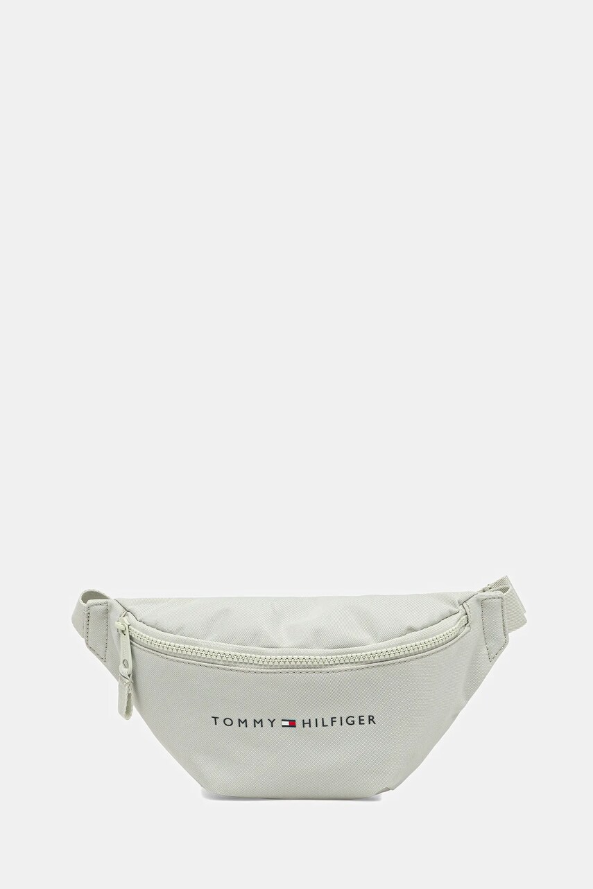 Levně Dětská ledvinka Tommy Hilfiger zelená barva, AU0AU01614