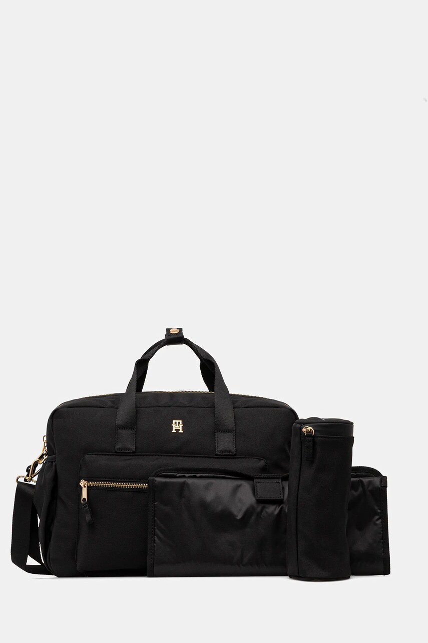 Levně Přebalovací taška na kočárek Tommy Hilfiger černá barva, AU0AU01997