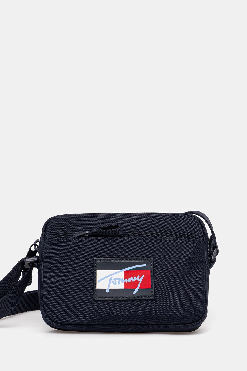 Levně Dětská taštička Tommy Hilfiger tmavomodrá barva, AU0AU02002