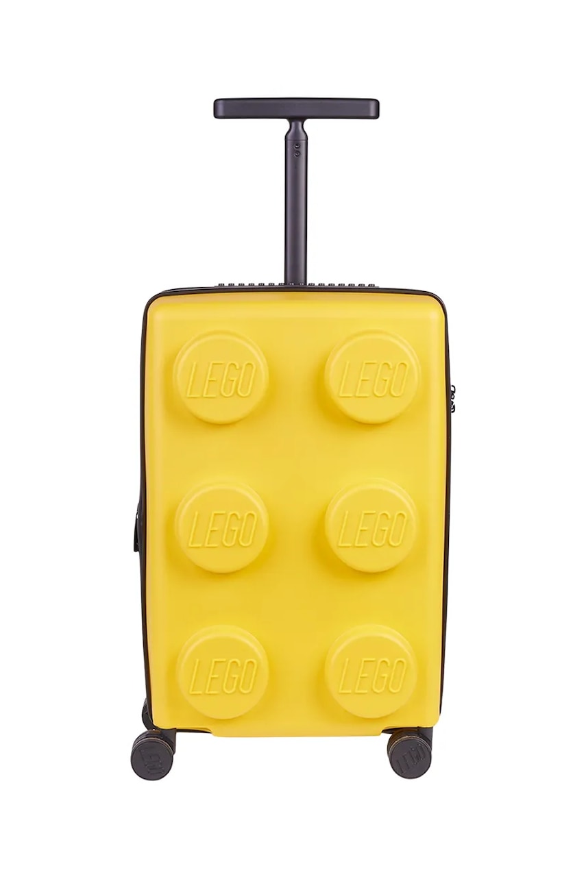 Lego valiză pentru copii 56x35,5x23 cm culoarea galben, 20290