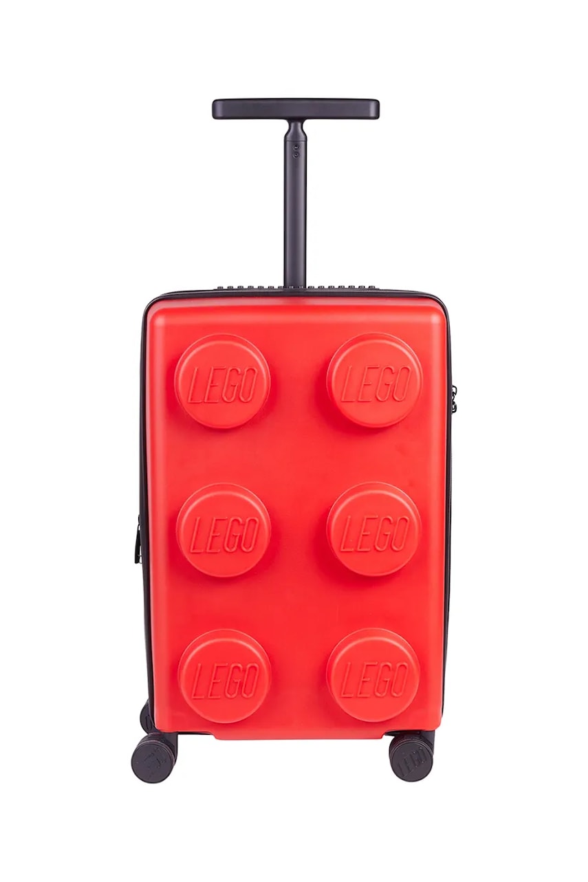 Lego valiză pentru copii 56x35,5x23 cm culoarea rosu, 20290