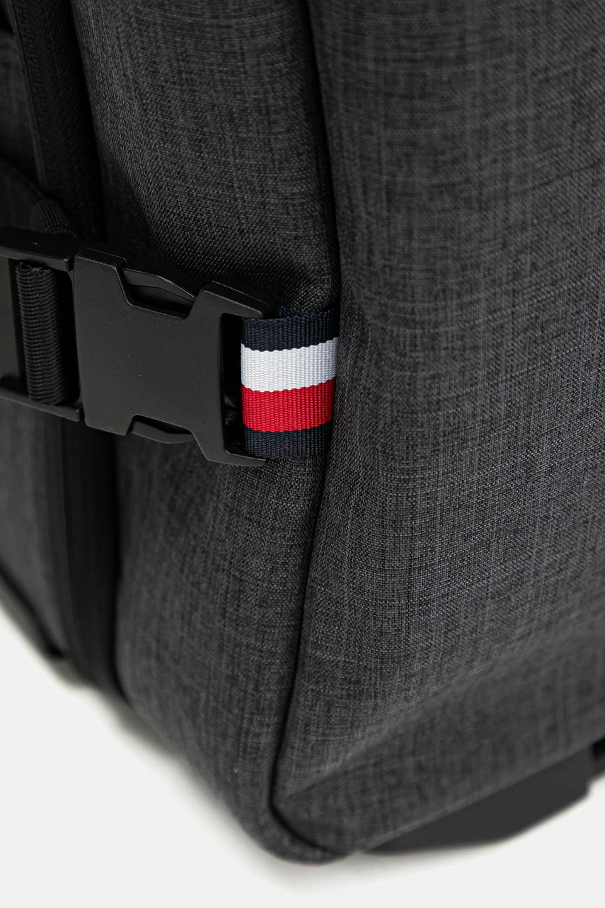 Βαλίτσα Tommy Hilfiger χρώμα: γκρι, AM0AM13554 φωτογραφία