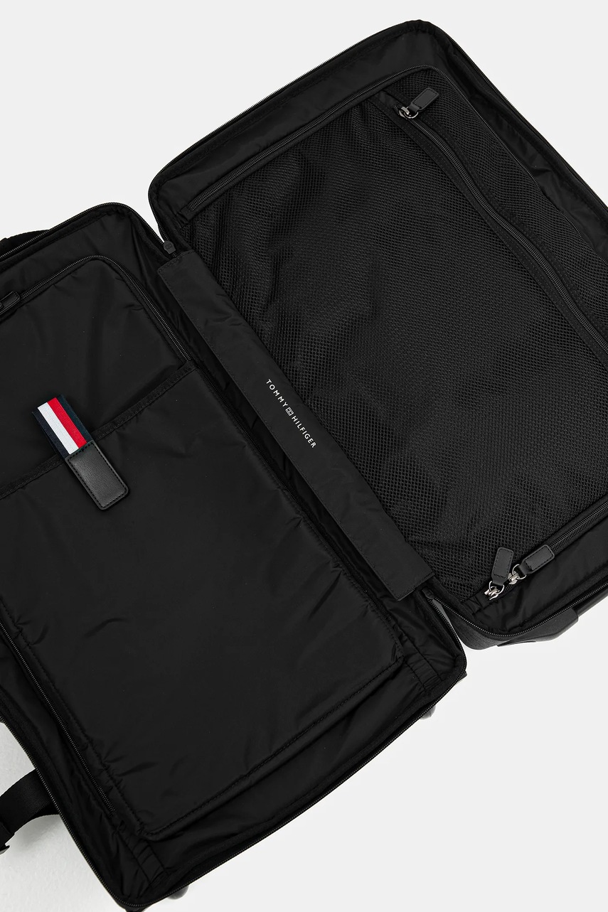 Βαλίτσα Tommy Hilfiger χρώμα: γκρι, AM0AM13554 φωτογραφία