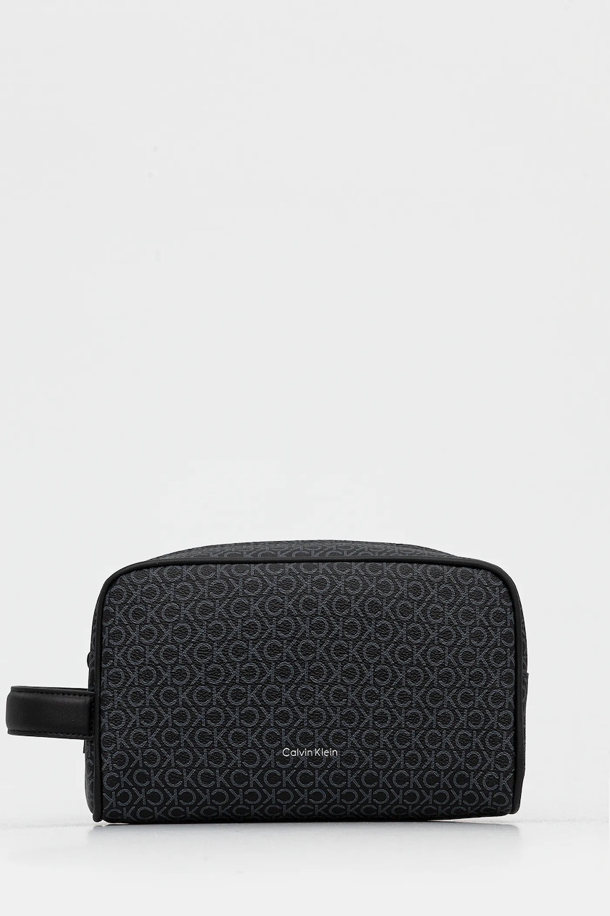 Levně Kosmetická taška Calvin Klein černá barva, LV04D1041G