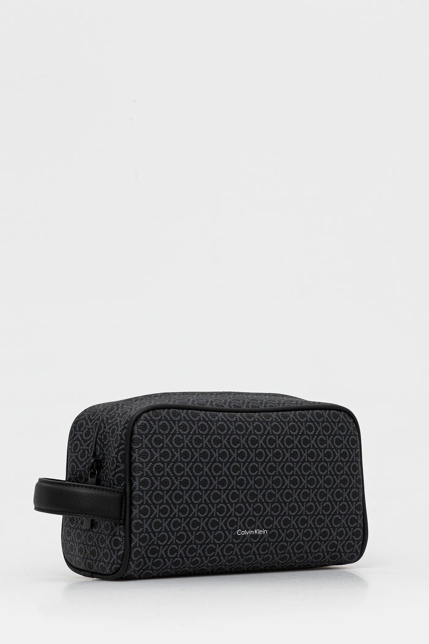 Νεσεσέρ καλλυντικών Calvin Klein χρώμα: μαύρο, LV04D1041G φωτογραφία