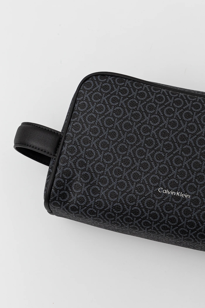 Νεσεσέρ καλλυντικών Calvin Klein χρώμα: μαύρο, LV04D1041G φωτογραφία