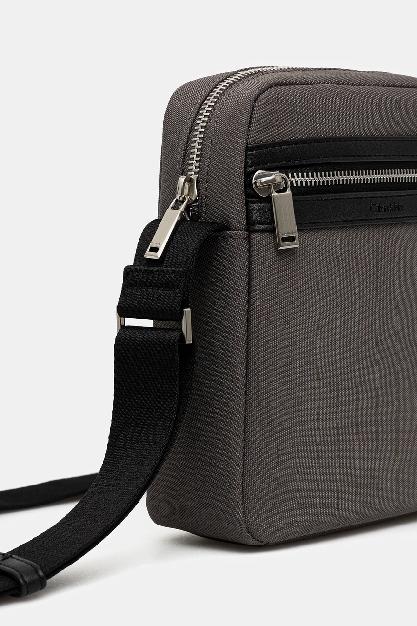 Σακίδιο Calvin Klein χρώμα: γκρι, LV04D3175G φωτογραφία