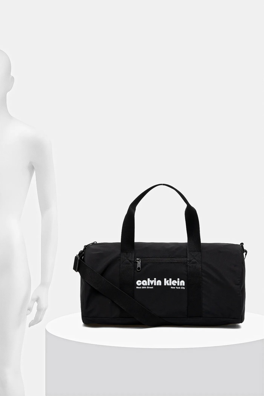 Τσάντα Calvin Klein χρώμα: μαύρο, LV04G3163G φωτογραφία