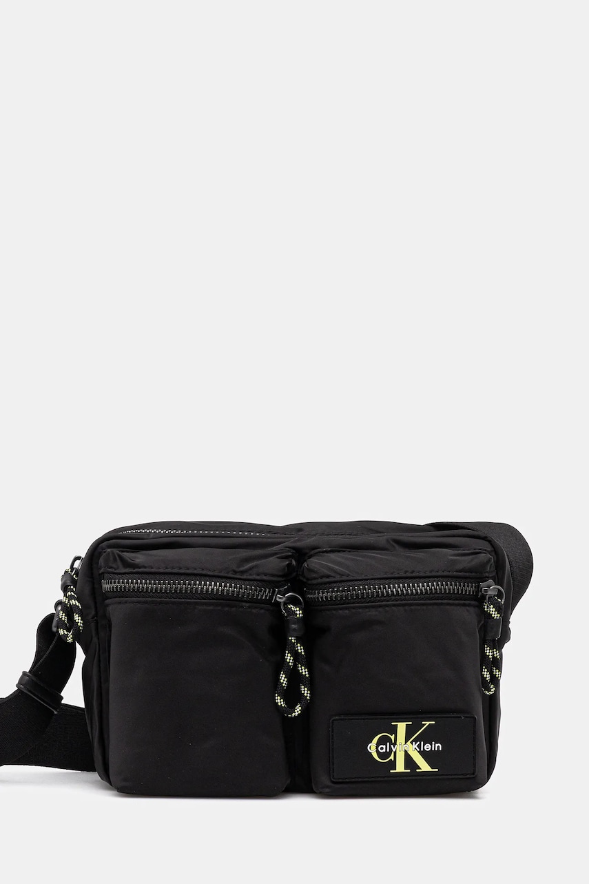 Levně Taštička Calvin Klein černá barva, LV04G3178G