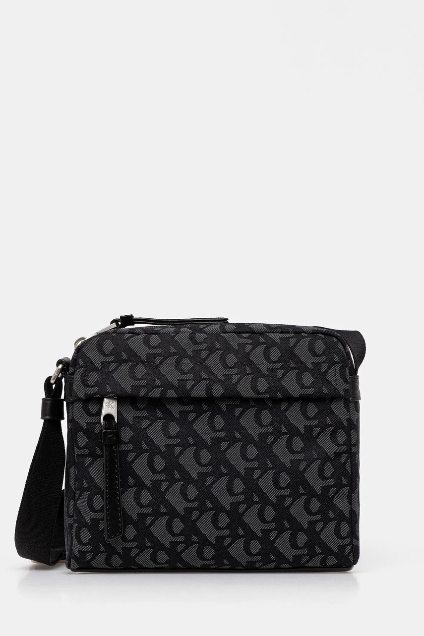 Levně Taštička Calvin Klein černá barva, LV04G3175G