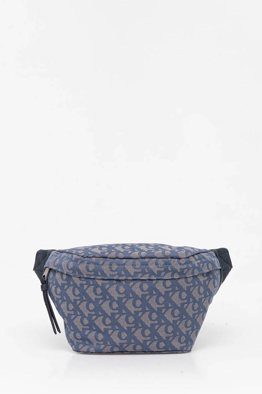 Levně Ledvinka Calvin Klein šedá barva, LV04G3177G