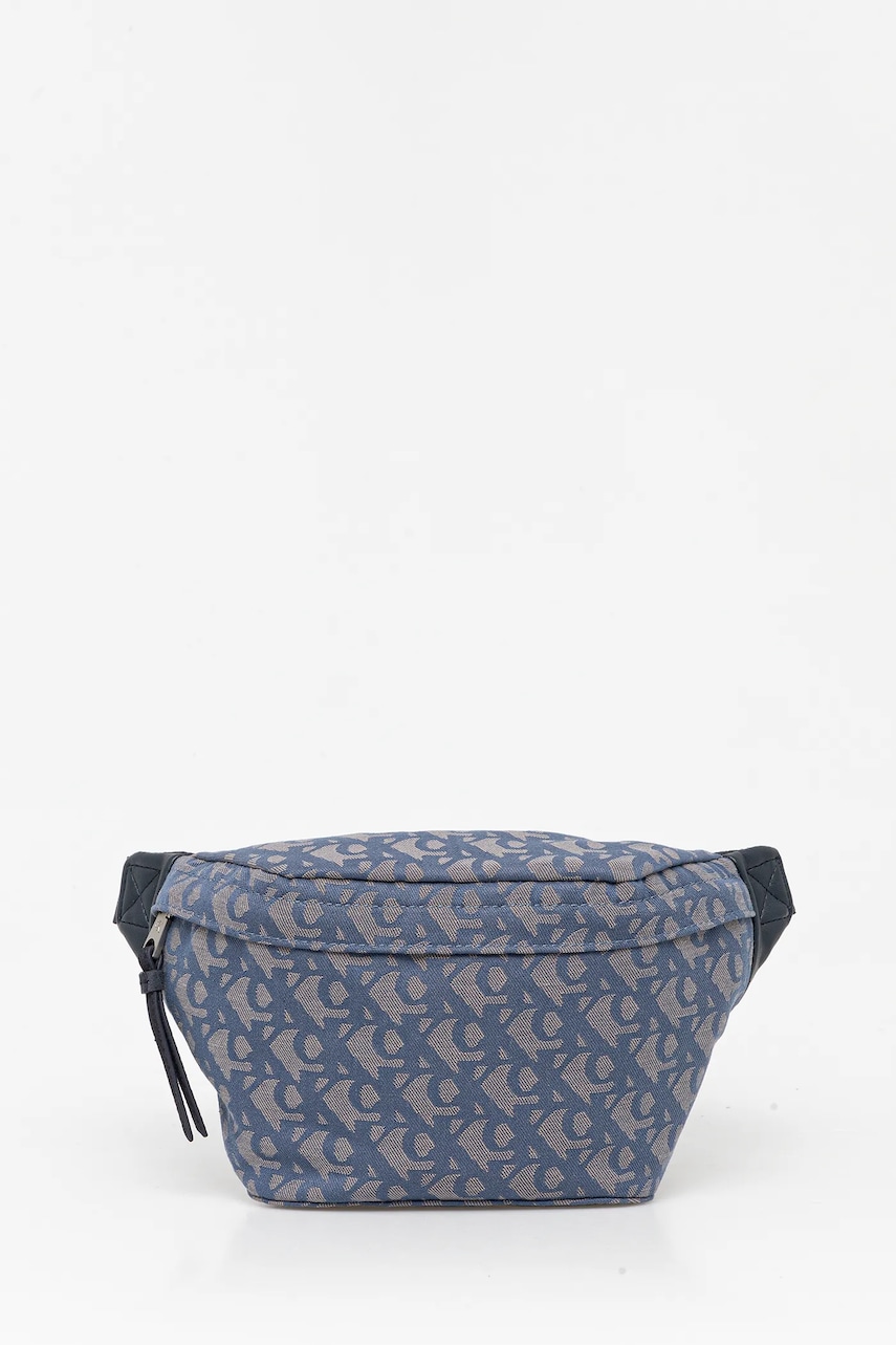 Ledvinka Calvin Klein šedá barva, LV04G3177G