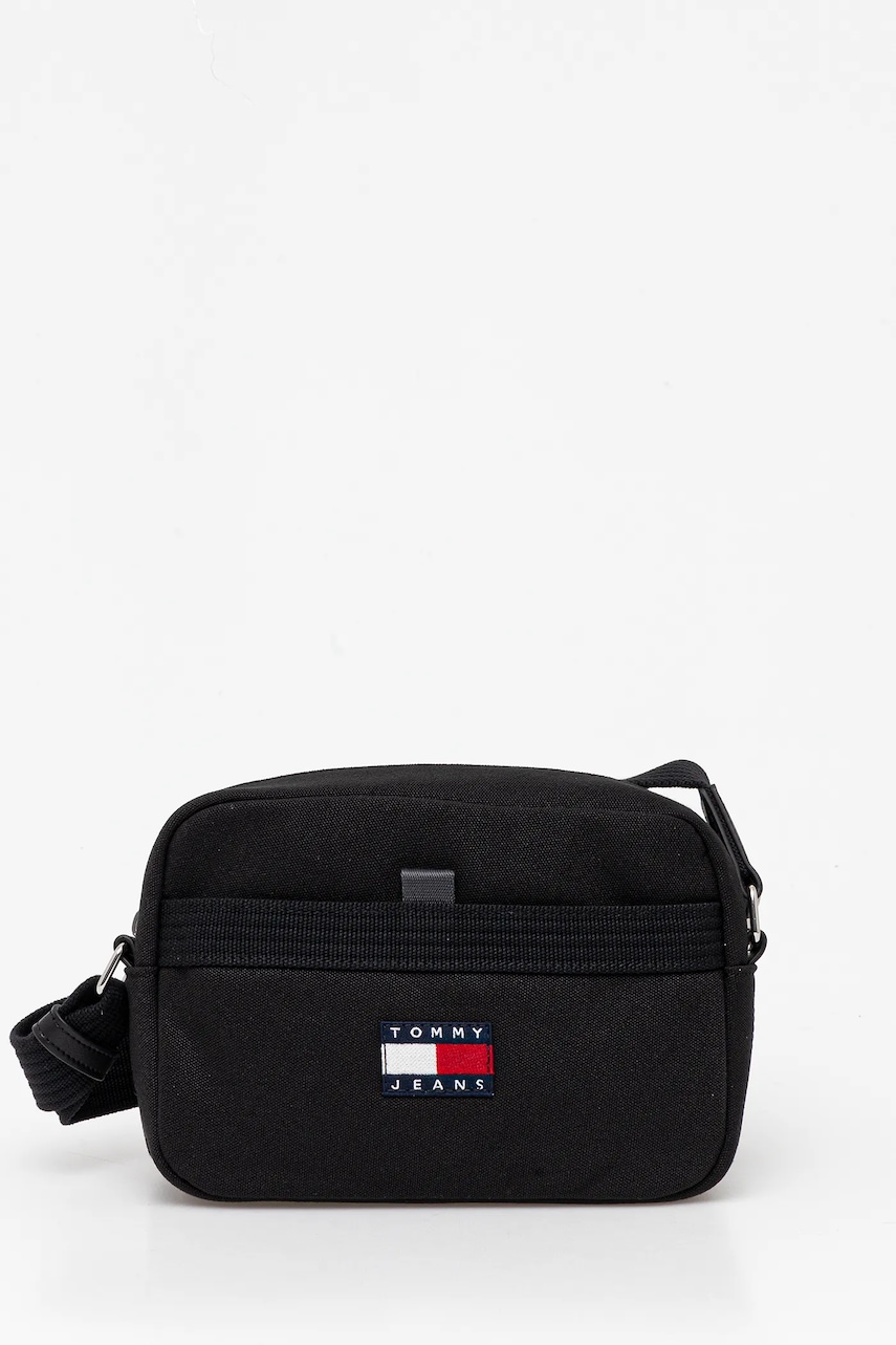 Tommy Jeans borsetă culoarea negru, AM0AM13395