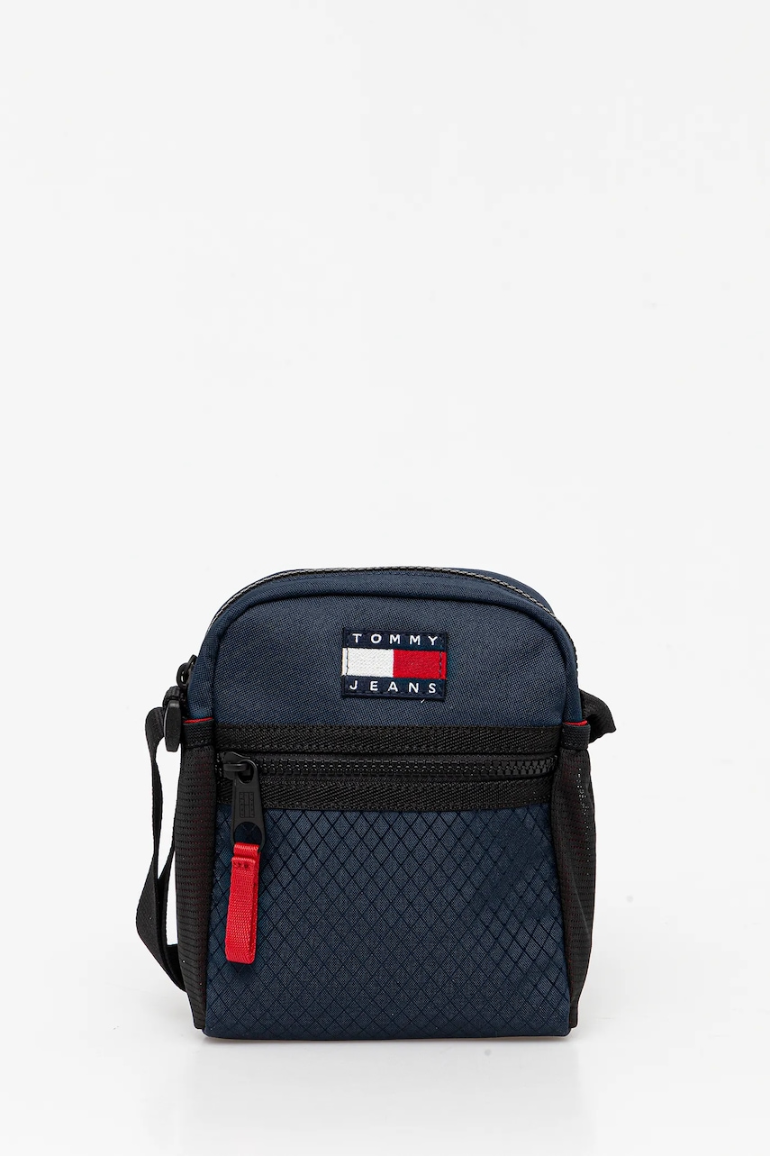 Tommy Jeans borsetă culoarea bleumarin, AM0AM13397