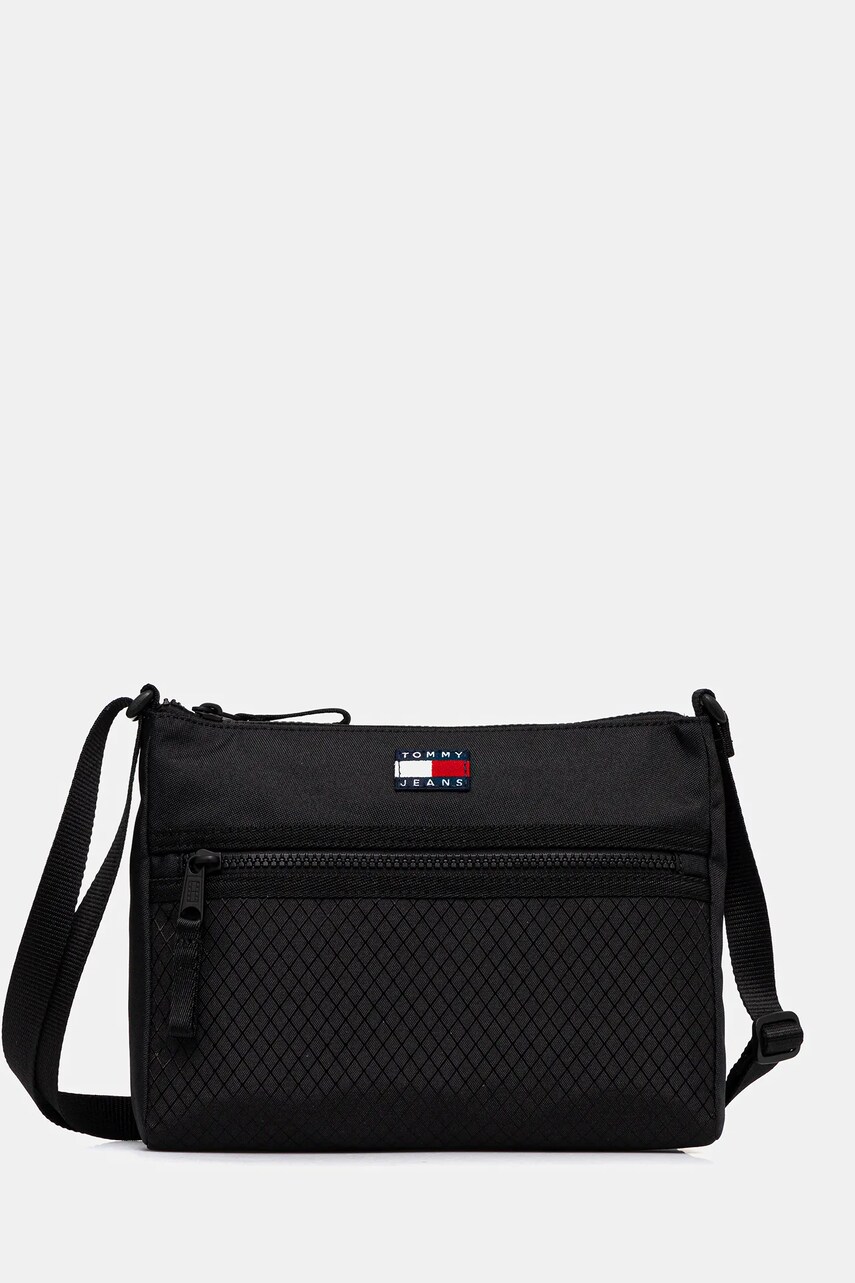 Tommy Jeans borseta culoarea negru, AM0AM13398
