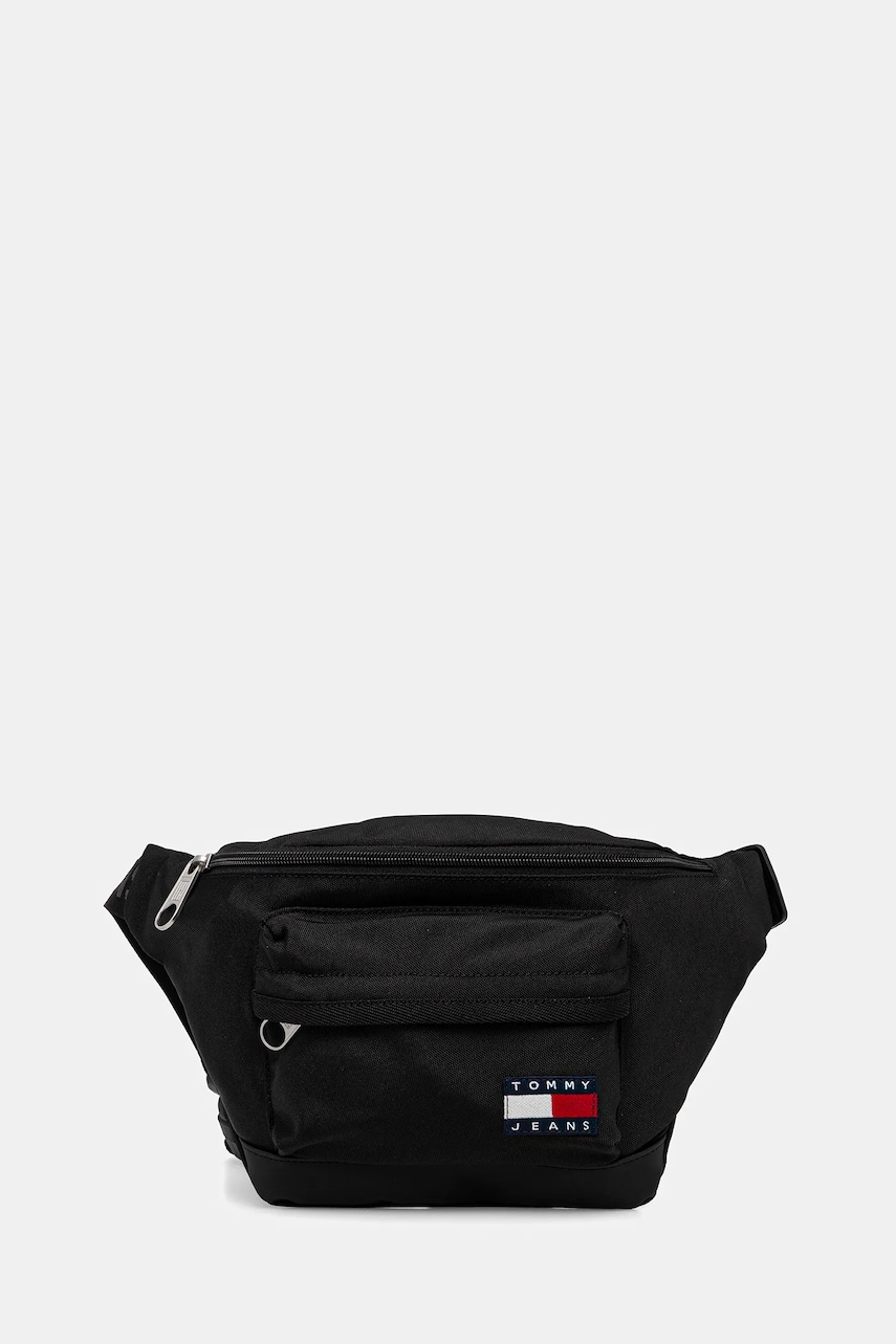 Tommy Jeans borsetă culoarea negru, AM0AM13390