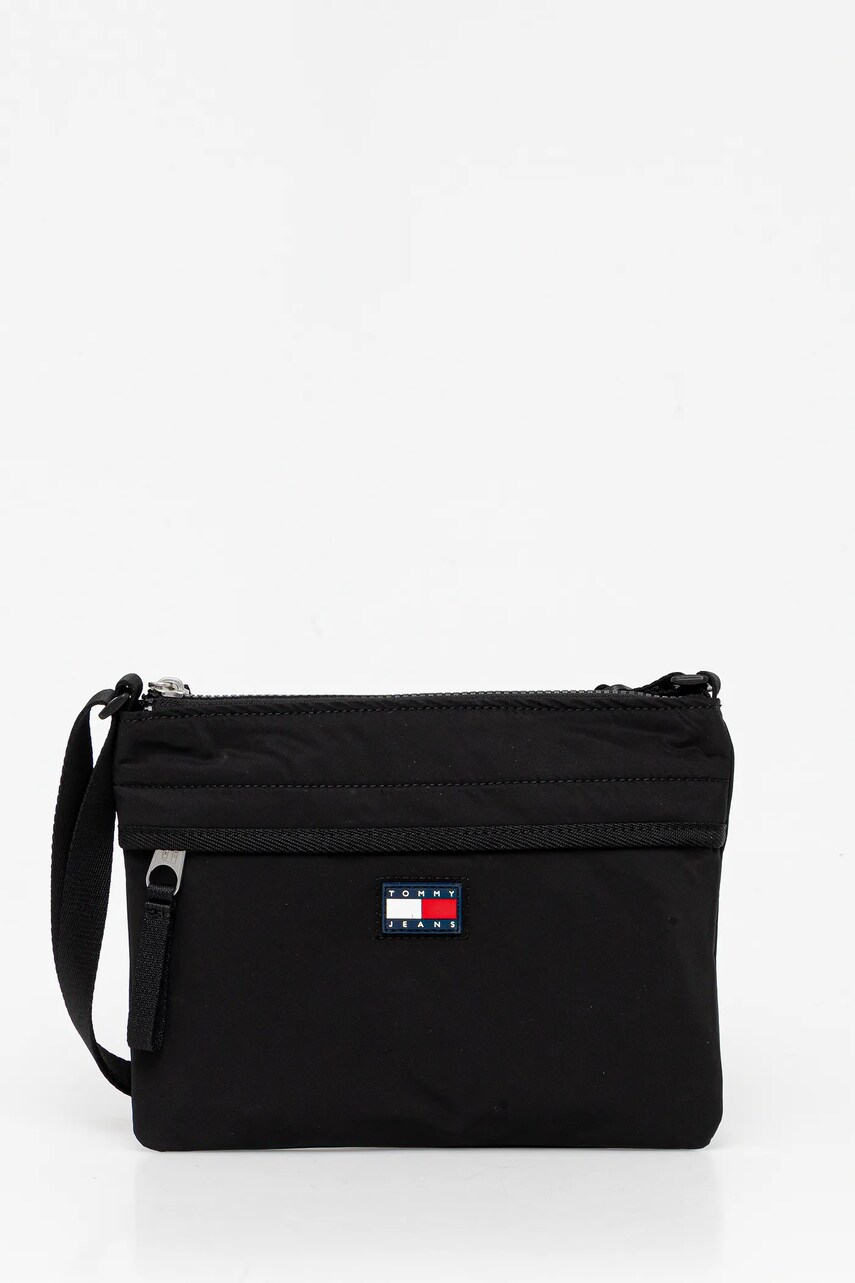 Tommy Jeans borseta culoarea negru, AM0AM13558