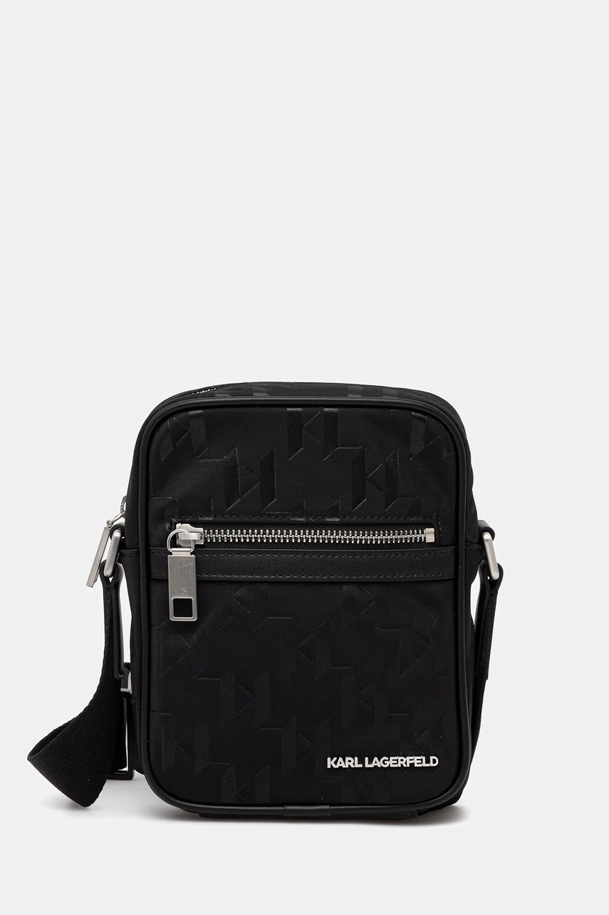 Karl Lagerfeld borsetă K/MONOGRAM culoarea negru, A3M30163