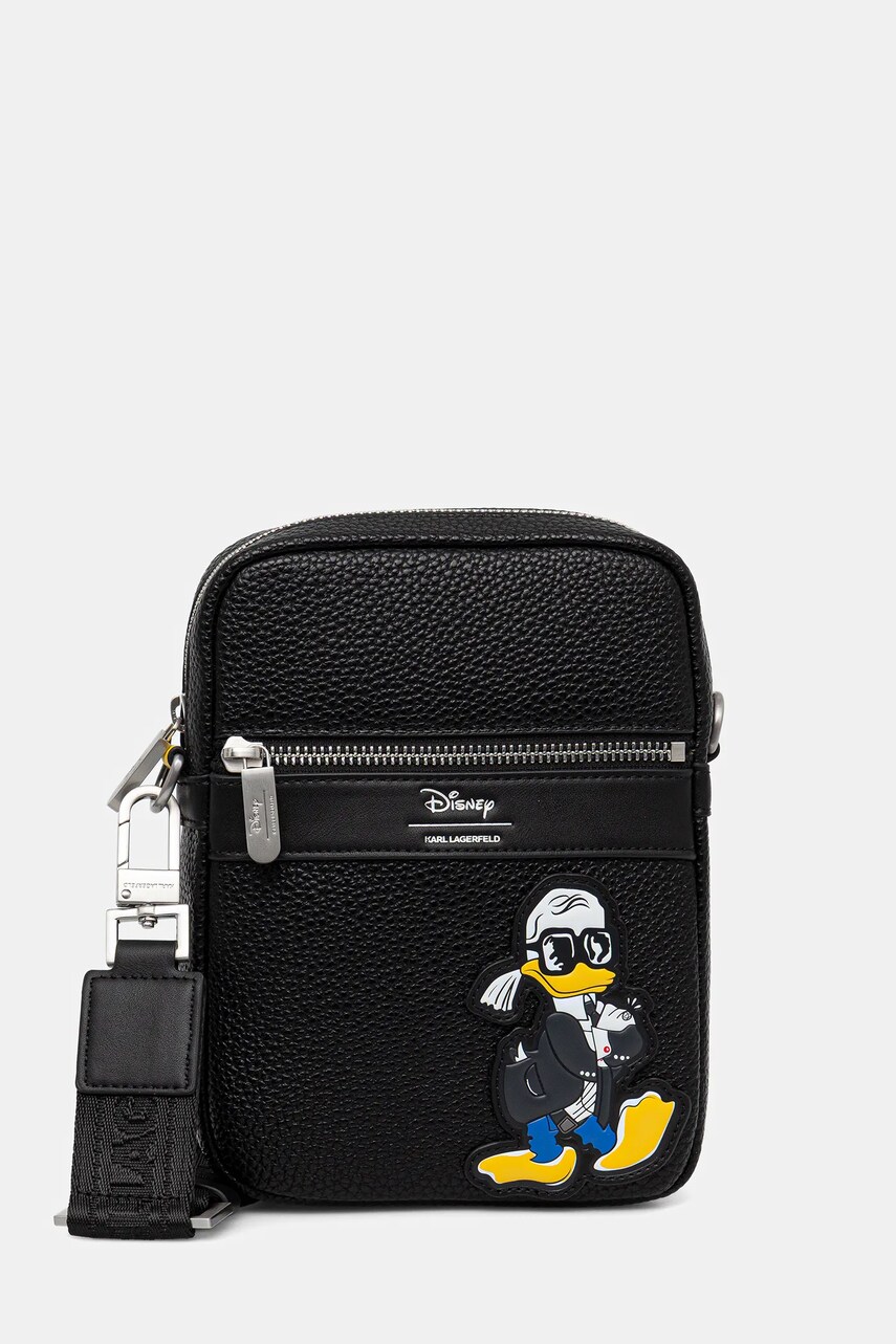Karl Lagerfeld borseta KL X DISNEY culoarea negru, A3M30272