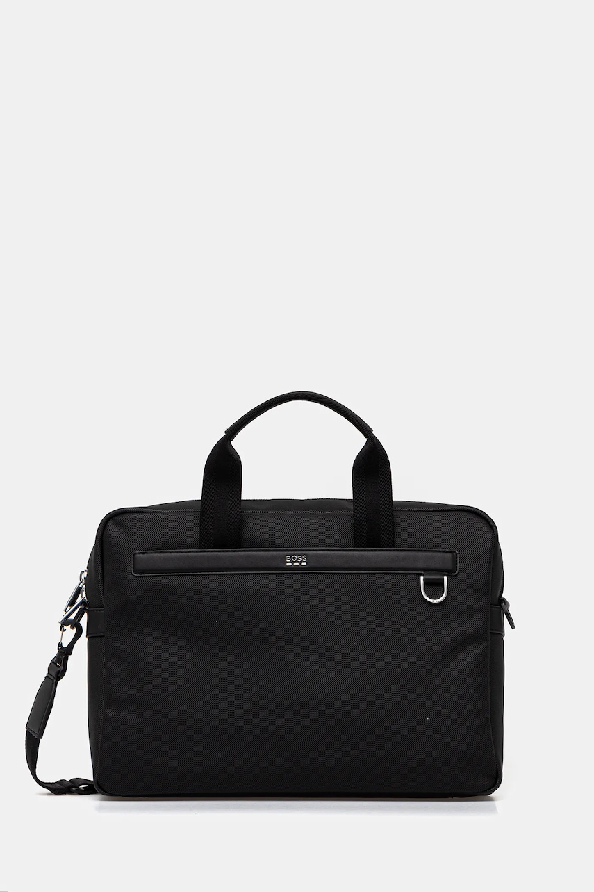 BOSS geantă laptop culoarea negru, 50548768