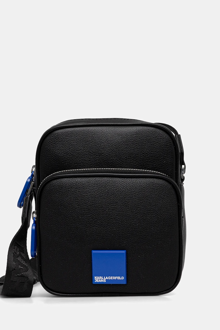 Karl Lagerfeld Jeans borseta culoarea negru, A3M30242