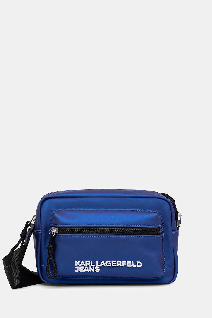 Karl Lagerfeld Jeans geantă culoarea albastru A3M30247