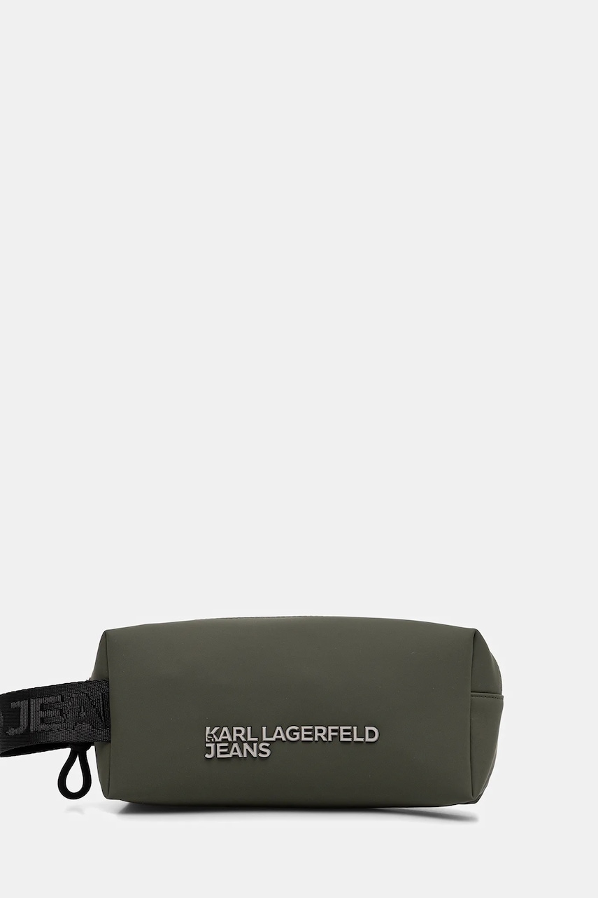 Levně Kosmetická taška Karl Lagerfeld Jeans černá barva, A3M32075