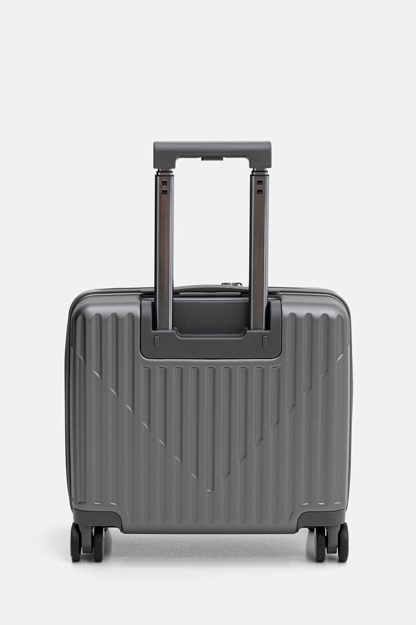 Βαλίτσα Guess OLBIA χρώμα: γκρι, TMOLPC P5243 φωτογραφία