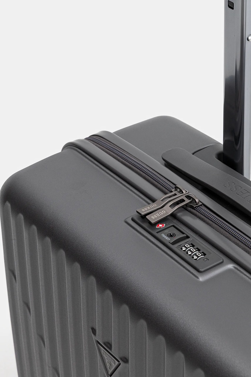 Βαλίτσα Guess OLBIA χρώμα: γκρι, TMOLPC P5243 φωτογραφία