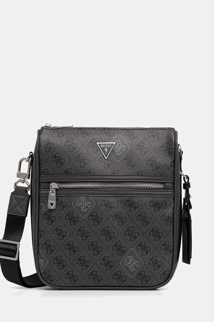 Levně Taštička Guess MILANO černá barva, HMMICT P5417