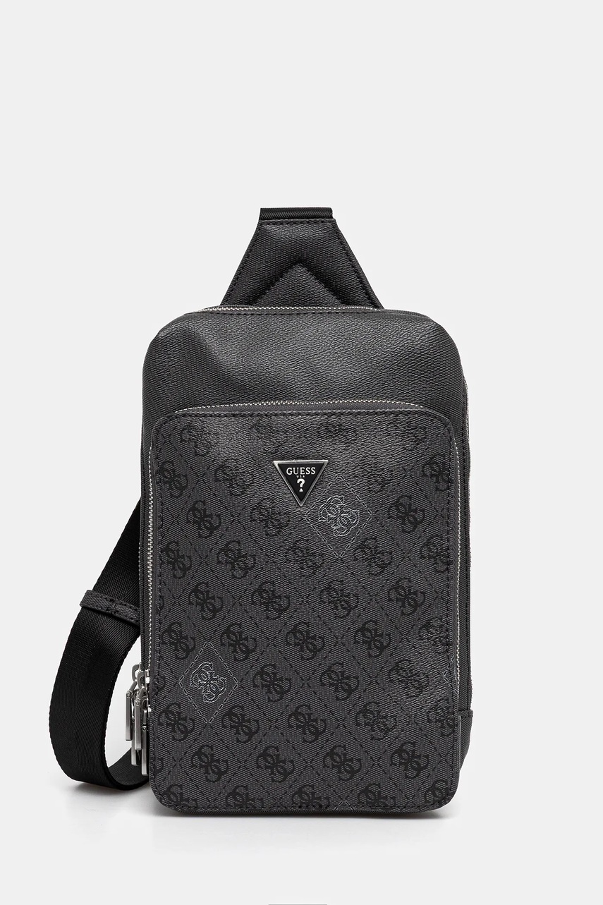 Levně Taštička Guess MILANO černá barva, HMMICT P5426