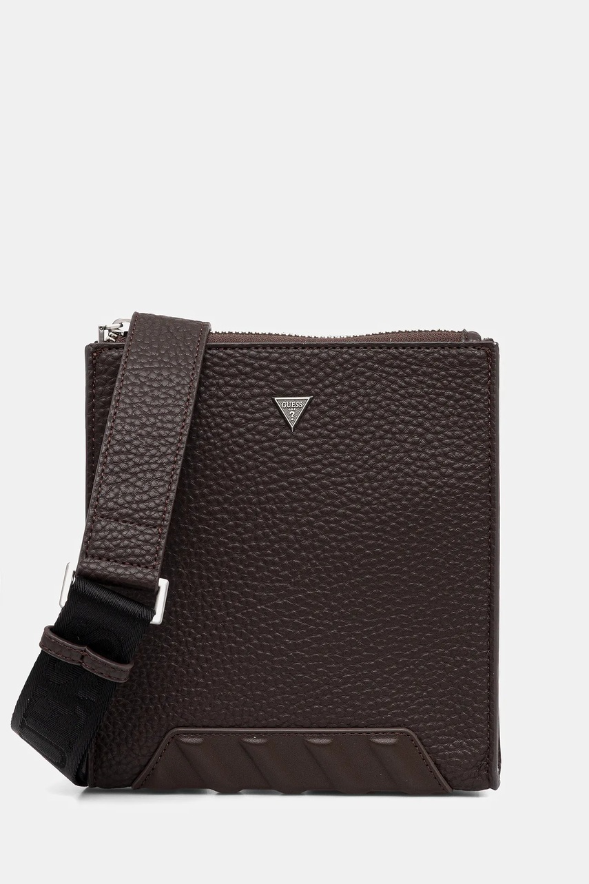 Levně Taštička Guess TORINO hnědá barva, HMTOLG P5420