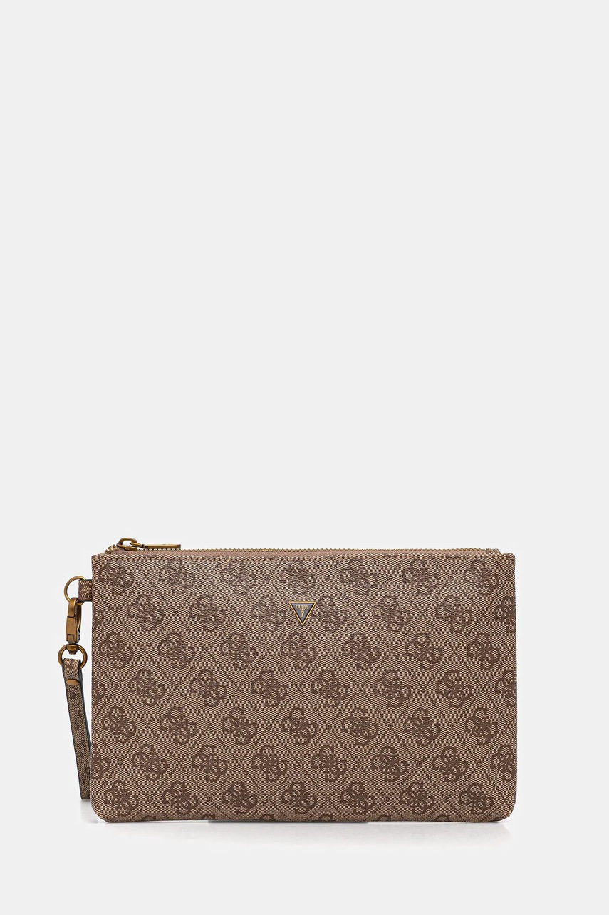 Levně Taštička Guess MILANO béžová barva, PMHULO P5238