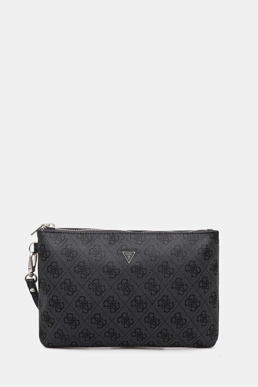 Levně Taštička Guess MILANO šedá barva, PMHULO P5238