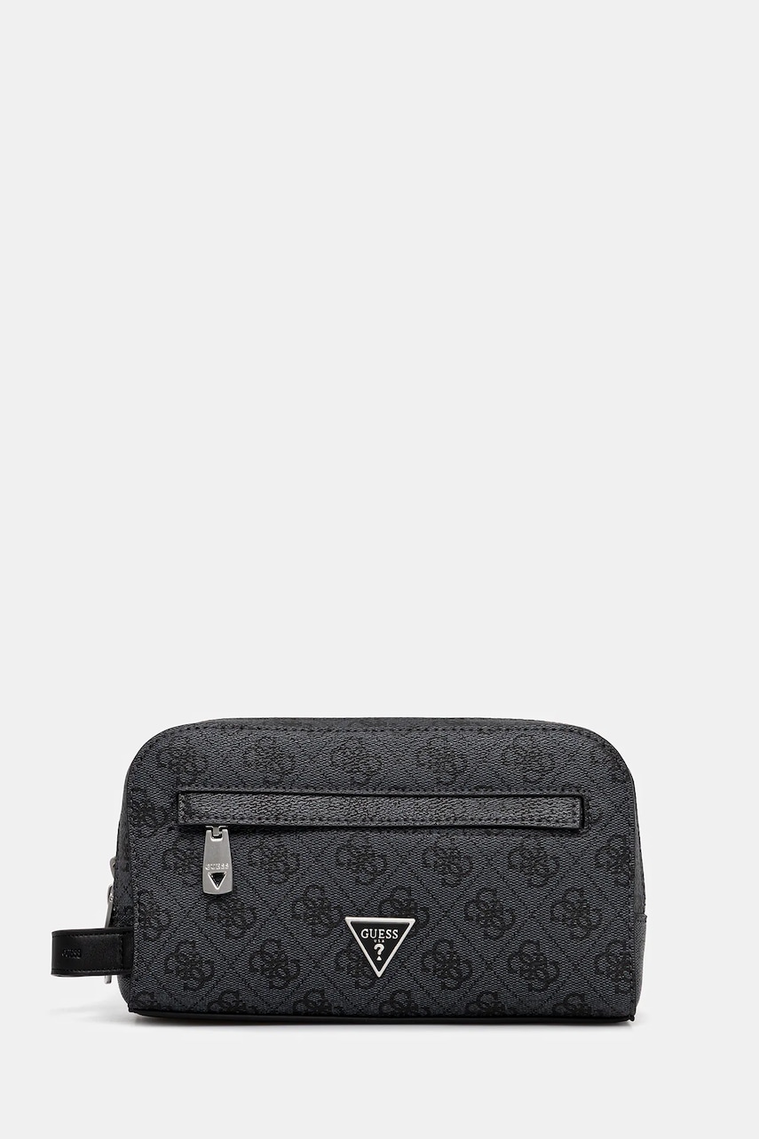 Levně Kosmetická taška Guess MILANO šedá barva, PMMILO P5461