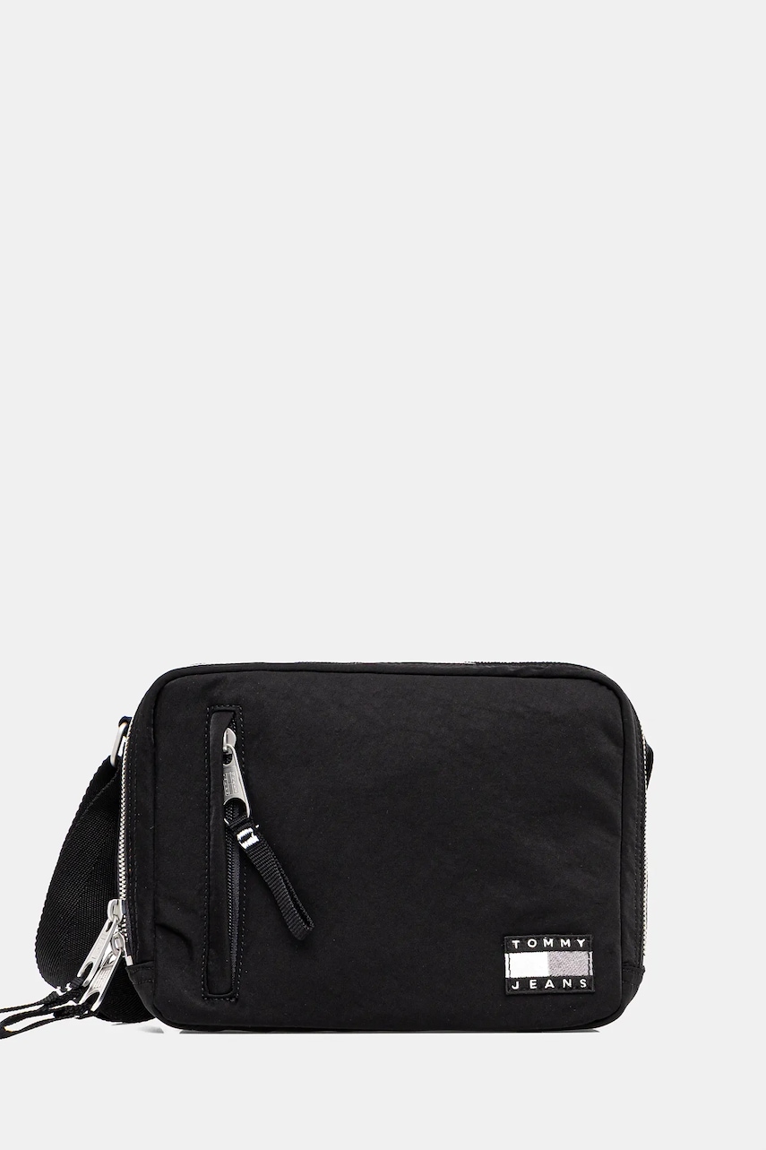 Tommy Jeans borsetă culoarea negru, AM0AM13717