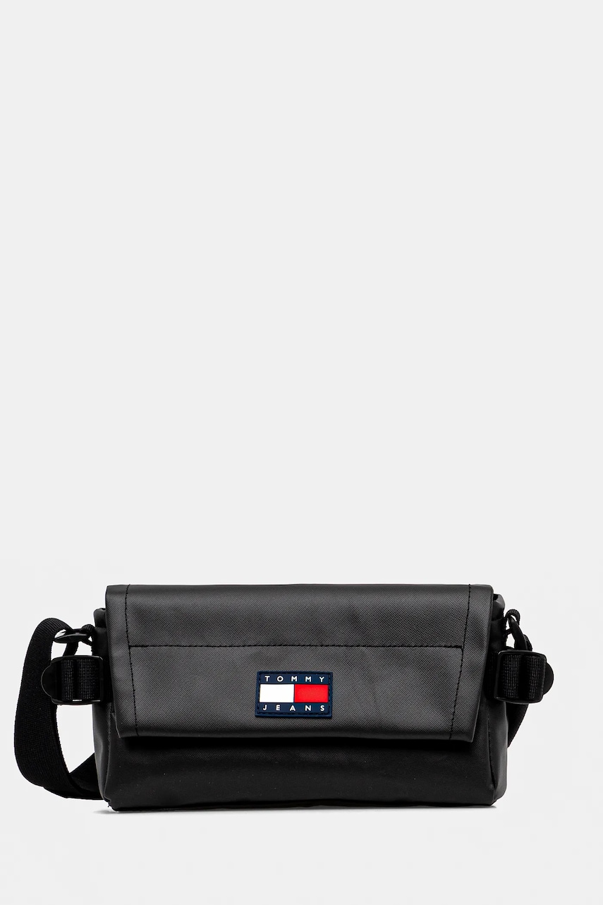 Tommy Jeans borsetă culoarea negru, AM0AM13724